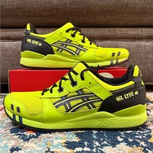 Size 11.5 - ASICS Gel Lyte 3 “Lime Zest”